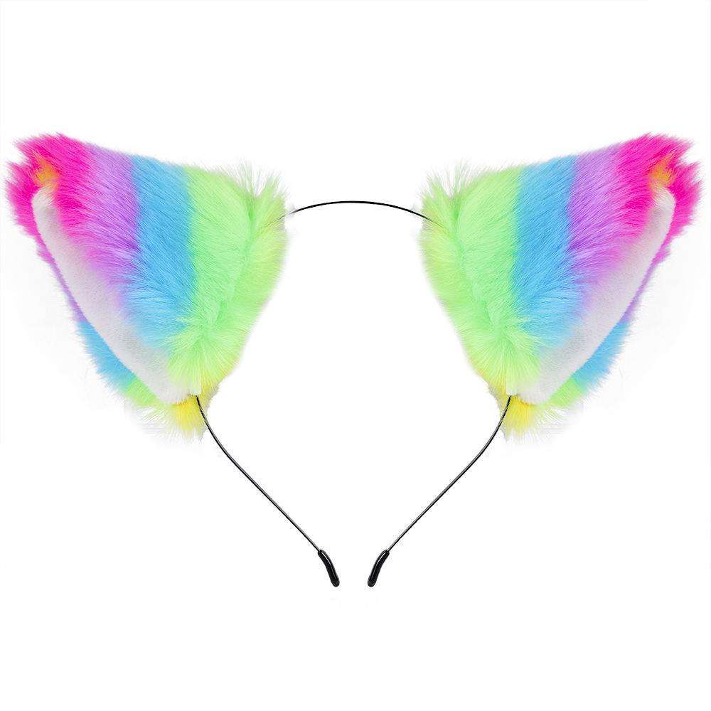 Cat Ears Bell Headband - Cosplay Catwoman Hair Accessory for Christmas & Halloween