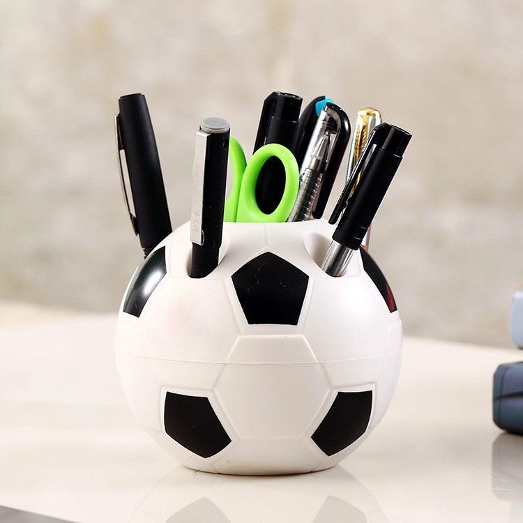 

Creative Company Annual Meeting Gift: Custom Logo Spherical Plastic Pen Holder for Business Events & Store Anniversaries Diameter 10.5 CM чорний