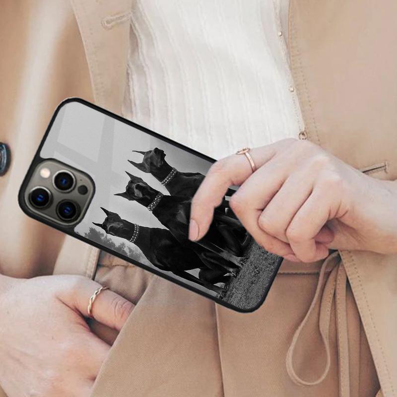 Dachshund Doberman Dog Magnetic Phone Case For APPLE iPhone 17 Air 16 14 13 12 Pro Max 15 Plus Wireless Charge MagSafe Cover