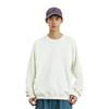 Li Ning Vital Series Solid Color Crew Neck Pullover Sweatshirt Unisex Sweatshirt Off-White AWDT701-3
