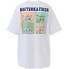 ONITSUKA TIGER FW24 Graphic Tee Series Brand Logo Outdoor Casual Sports Crew Neck Pullover Short Sleeve T-Shirt Men Tops White 2183B379-100