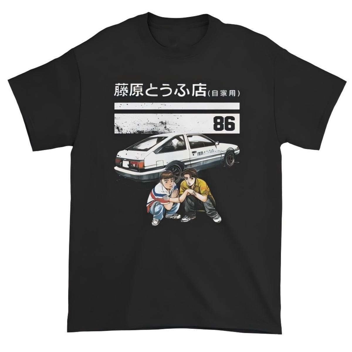 Initial D AE86 Anime Graphic T-Shirt 3XL