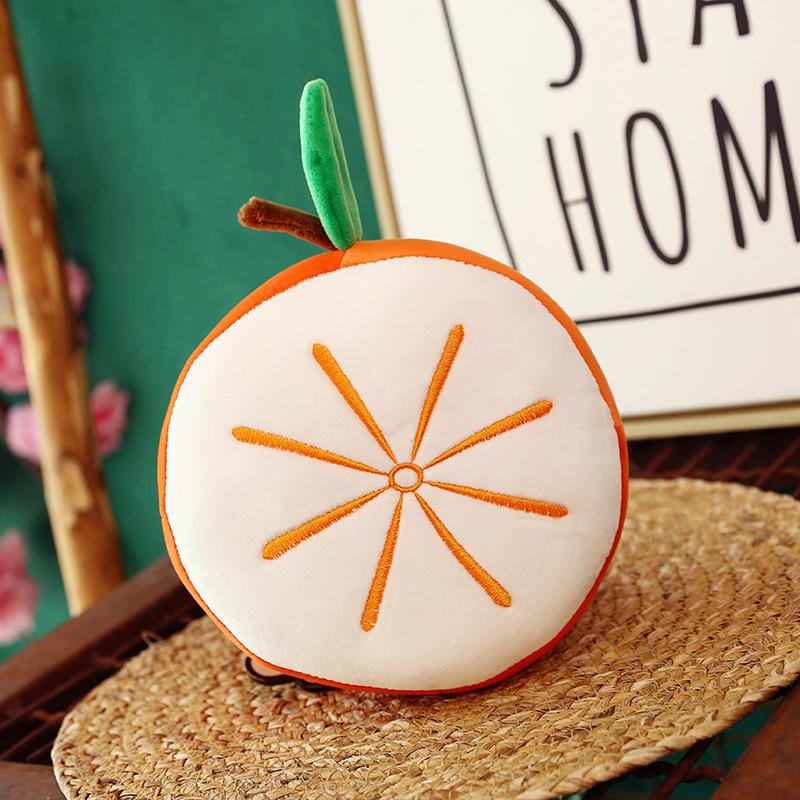 

Имитация овощей и фруктов плюшевые игрушки маленькая кукла для игрового автомата свадебные подарки для бросания тряпичная кукла About 23cm doll оранжевый