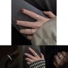 Fashionable Silver S925 Open Finger Ring With Geometric Design For Women Jewelry Stylish