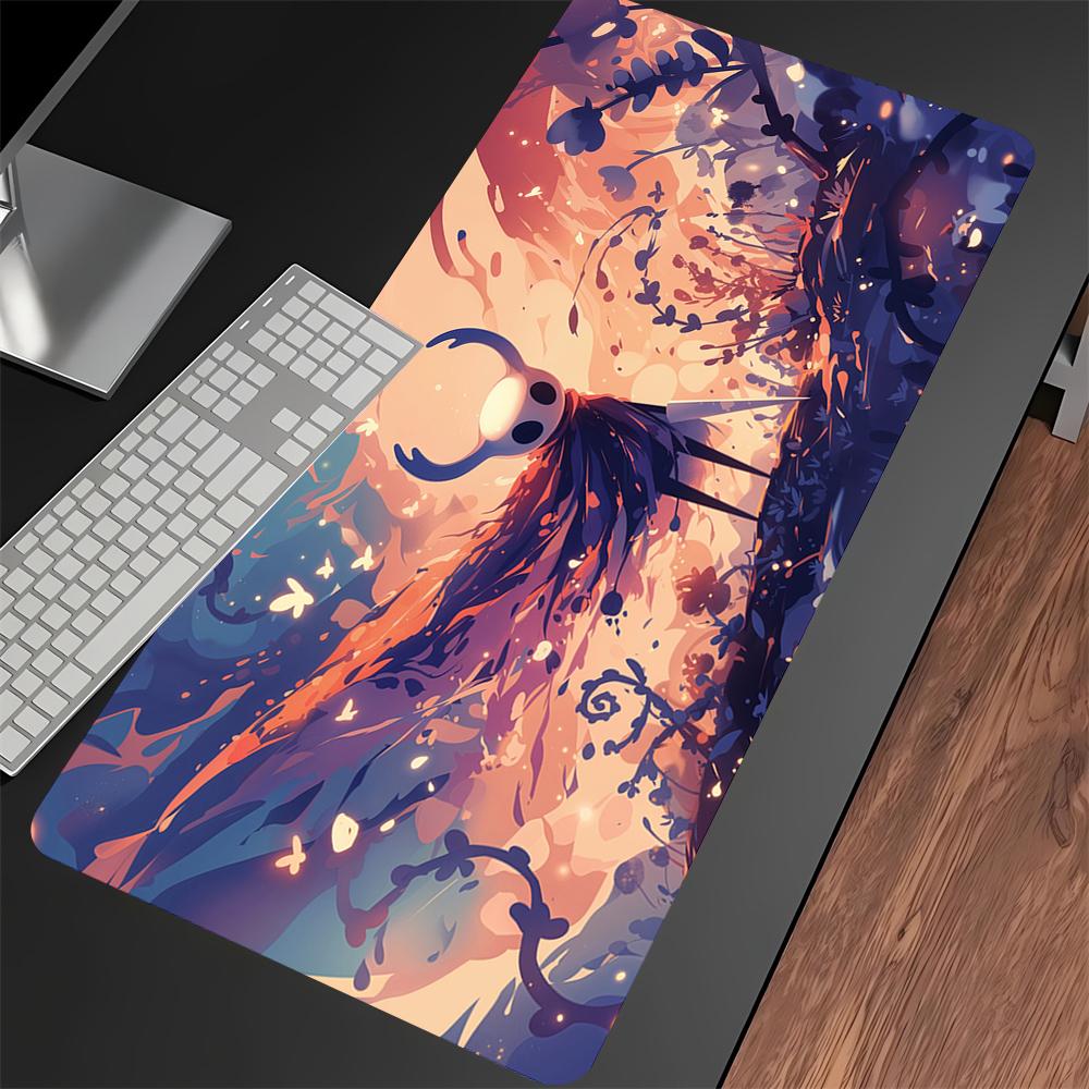 Stampa HD Cool Mousepad Hollow Knight Silksong Tappetini per Tavolo Mousepad per Computer Aziendale Tappetino Grande per Scrivania Mousepad XXL per PC Gamer
