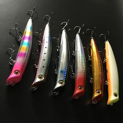Esca da Pesca Sasuke Minnow 12cm 17g Wobbler Galleggiante Senza Paletta Esca Dura Artificiale Per Pesca a Persico Luccio