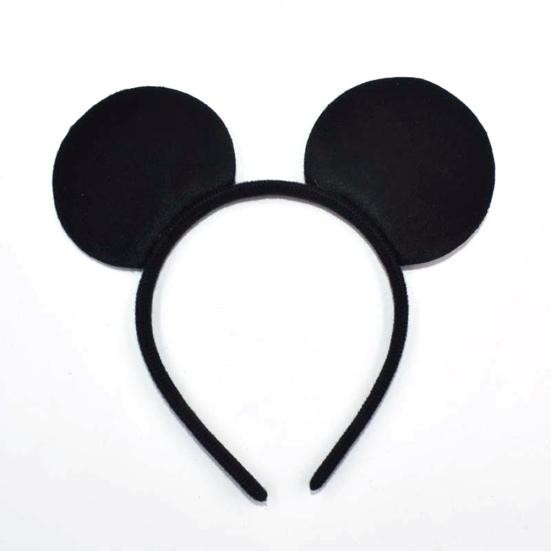 Cute Kid Girl Mickey Mouse Dot Print Bow Ear Hairband Hair Hoop Party Accessory