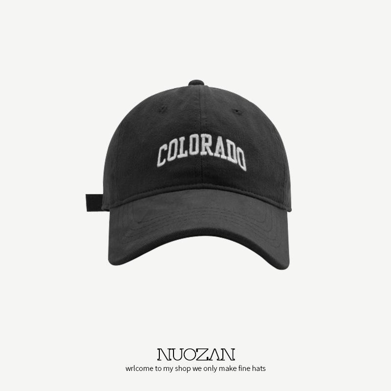 Women's & Men's Large Brim Duckbill Baseball Cap - Korean Letter 'R' Design, 2024 Spring/Autumn Fashion, Slimming and Small Face Effect.