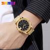 Fashion multi-functional scale quartz watch, solid steel belt business men's watch direct sales