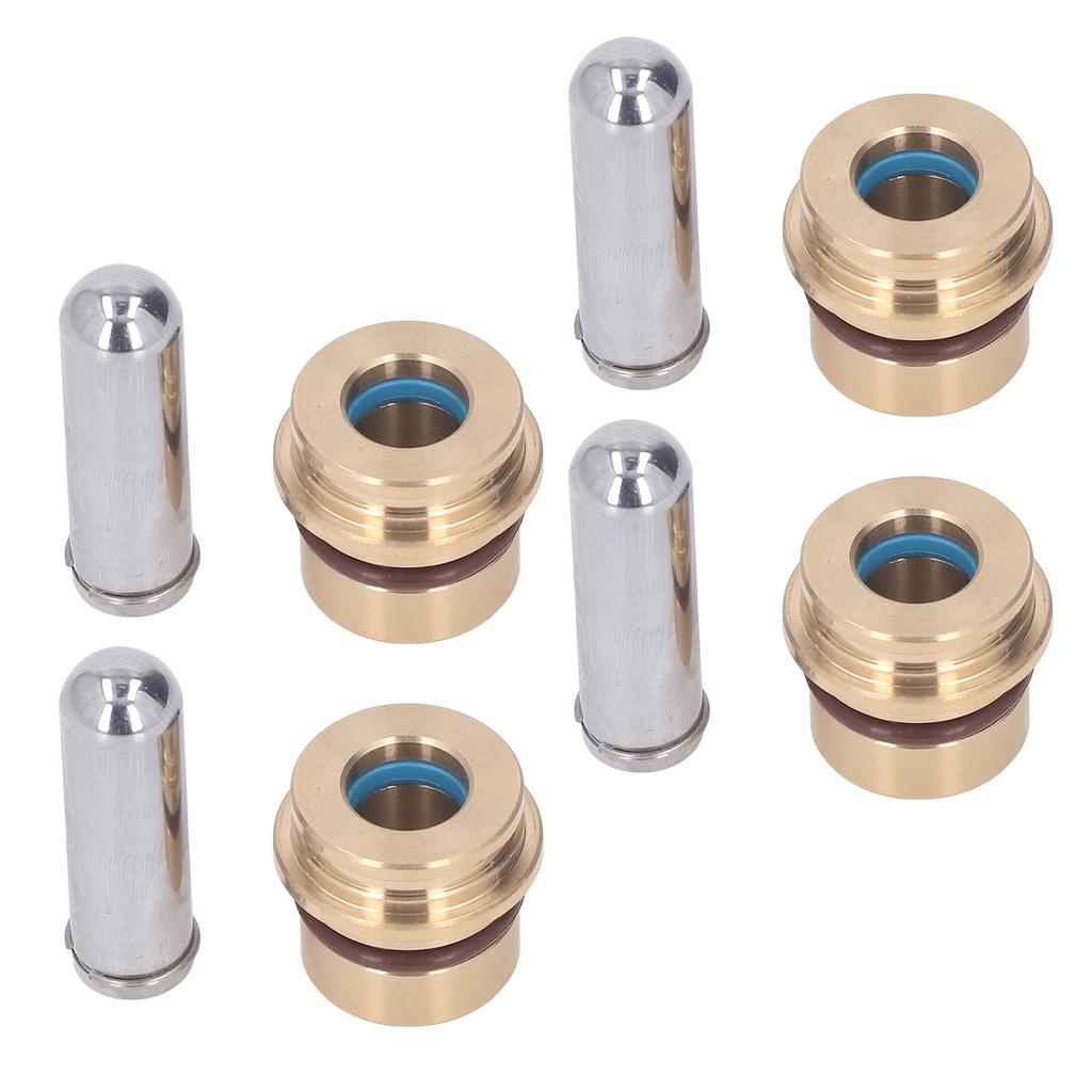 4 STÜCKE Joystick Griff Knopfkopf Gummidichtung Metall Schubstange Knopf für Sany 60 Bagger