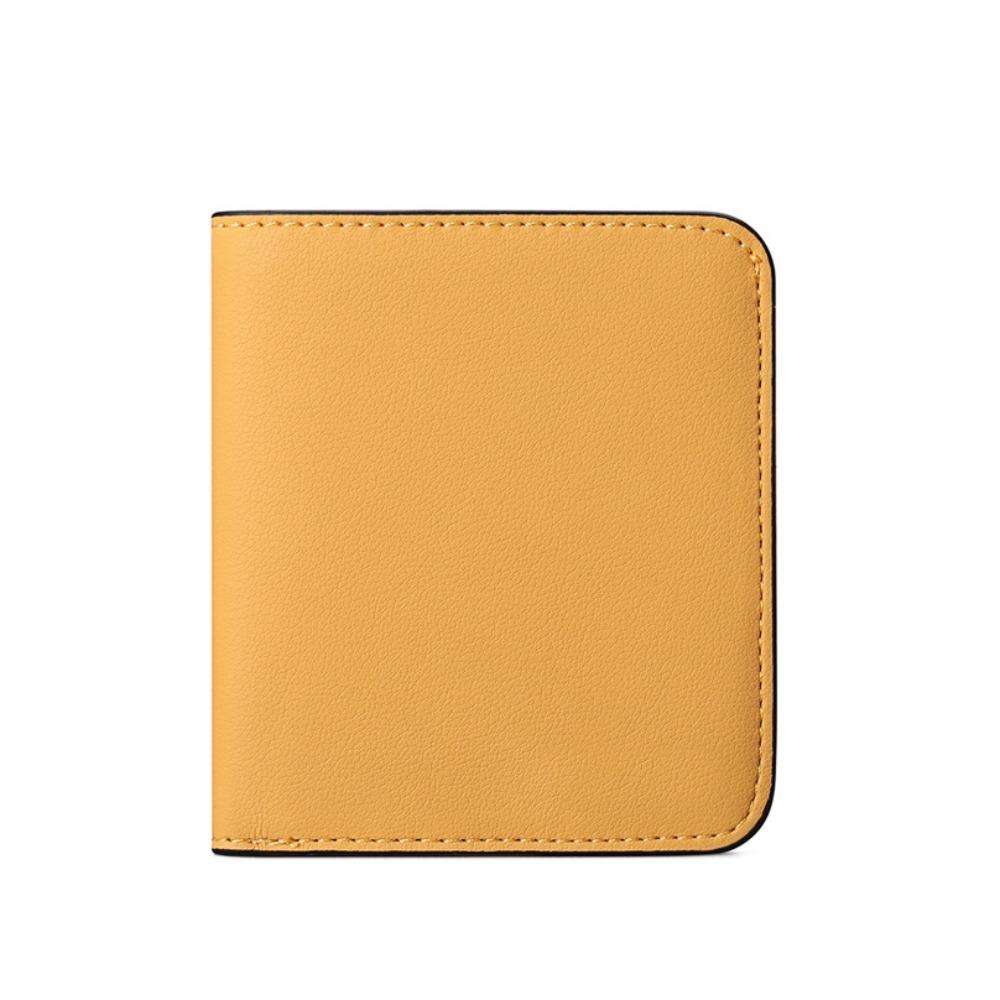 Short Clutch Printed Card Bag PU PU Leather Card Holder Fashion Design Women's Short Wallet  Men