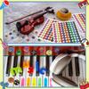 Eersida 900 Pcs Music Teacher Reward Stickers Set trument Themed Motivational Stickers Music Themed Label Supplies for Student Incentives 0.75 Inches