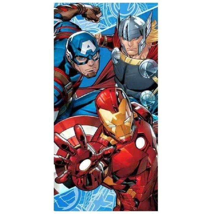 Drap serviette de plage bain avengers endgame marvel thor hulk captain america
