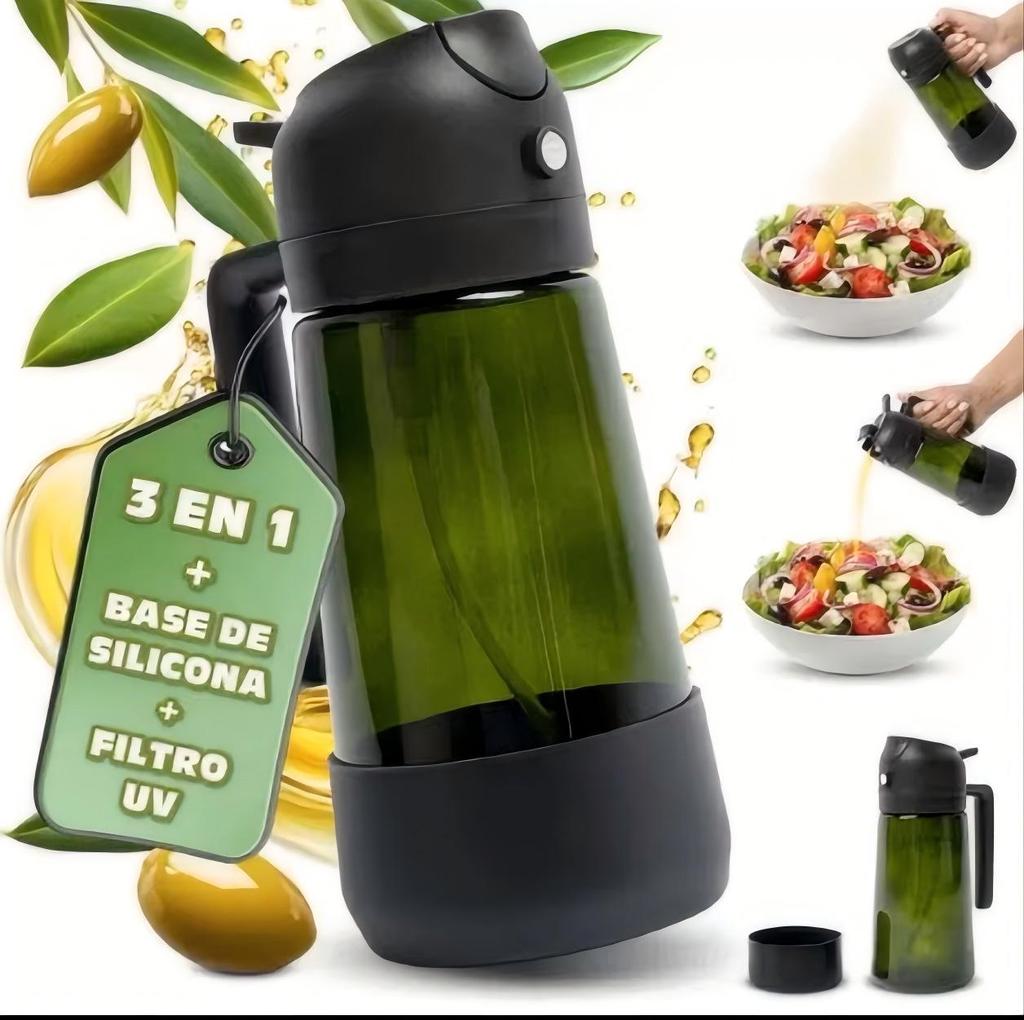 Dual-Use Non-Drip Thickened Atomizable Oil Spray Pot for Kitchen