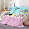 3D Printed Big -eyed Frog Card Kero Kero Keroppi Blanket Living Room Bedroom Sofa Cover Blanket Children's Nap Sleeping Blanket