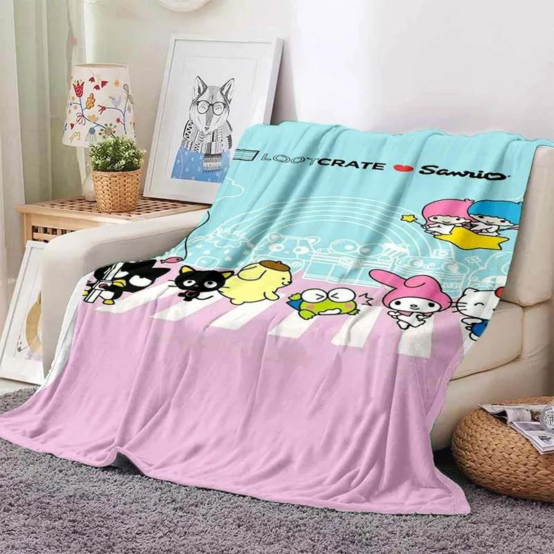3D Printed Big -eyed Frog Card Kero Kero Keroppi Blanket Living Room Bedroom Sofa Cover Blanket Children's Nap Sleeping Blanket