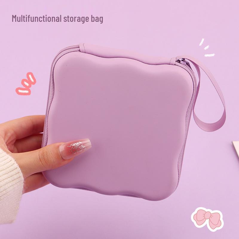 Cute Cartoon Travel Storage Bag for Cables, Camera, Charger, and Earphones