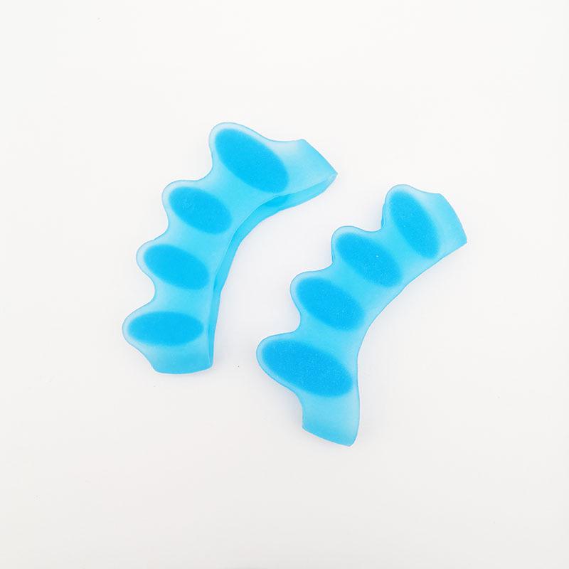 Five-Hole Silicone Toe Separators for Bunion Correction and Overlapping Toe Relief (Day & Night Use)