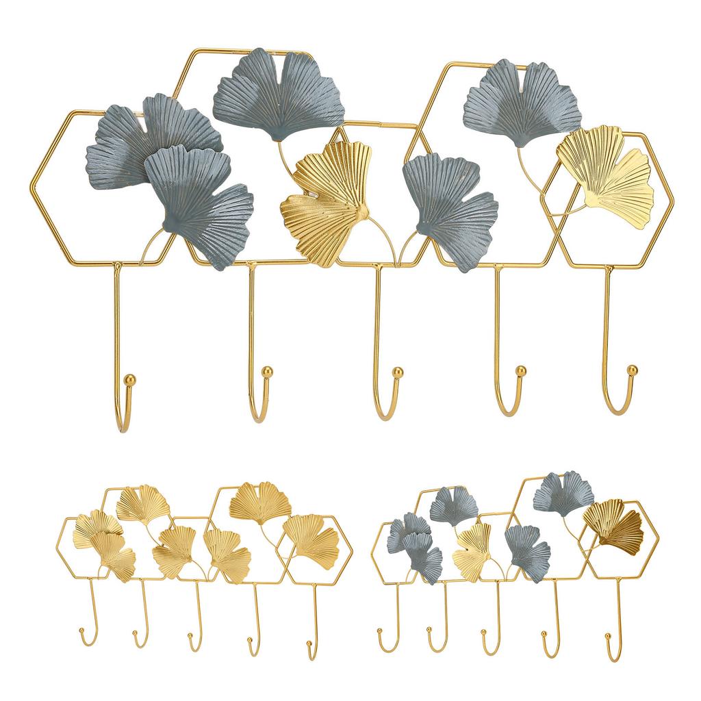 Multifunctional Clothes Hook Iron Space Saving Wall Mounted Clothes Hanger for Scarf Bag