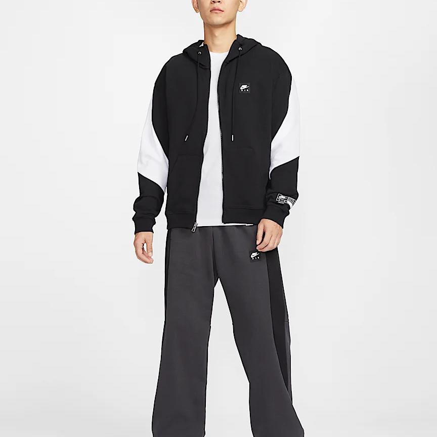 Nike Letter Design Sports Casual Hooded Jacket Men jackets Black HJ0637-010