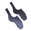 Ribbed Motorcycle Footboard Extensions for GTS300, Black Left and Right Set for Original Footrest Replacement or Modification Tasks