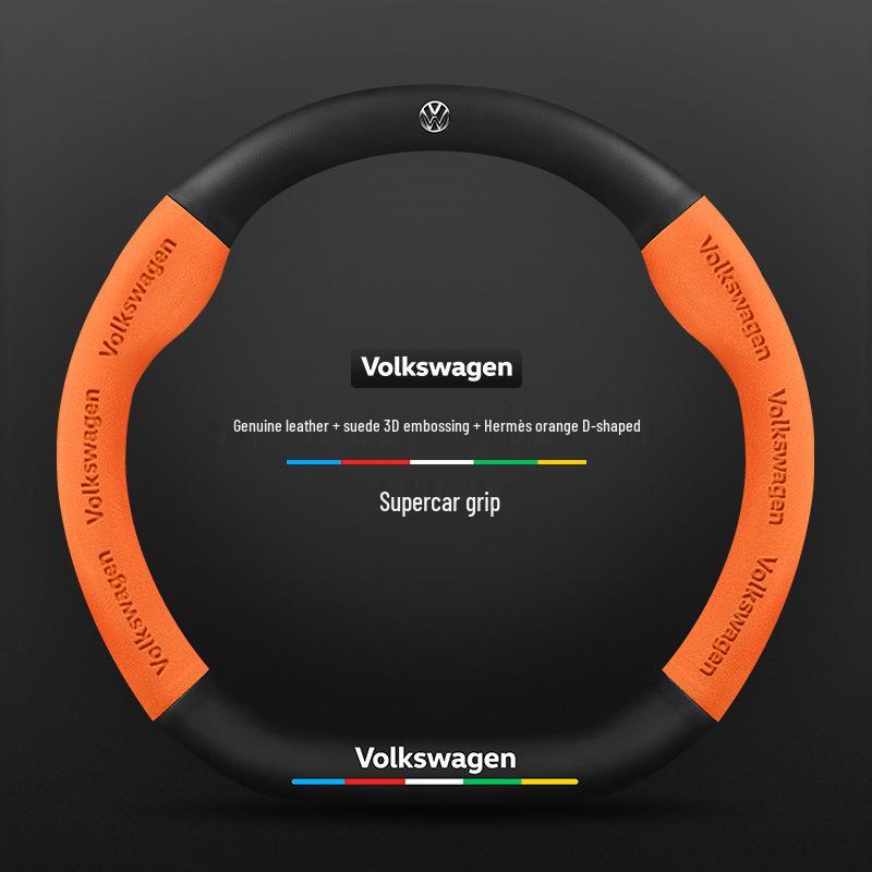 Volkswagen Teramont Stuurhoes (17-23) Suède Koolstofvezel, Universele Pasvorm voor Alle Seizoenen