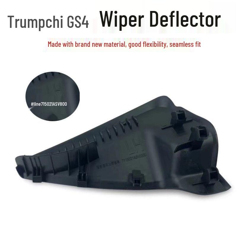 GAC Trumpchi GS4 Wiper Cover, Trim Panel Windshield Deflector, Rain Guard Rubber Strip Edge for Older Models