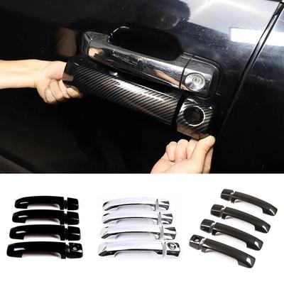 Car Door Handle Cover Trim Protection Cover Sticker Fit For Toyota Tundra Sequoia 2007- Auto Exterior Accessories