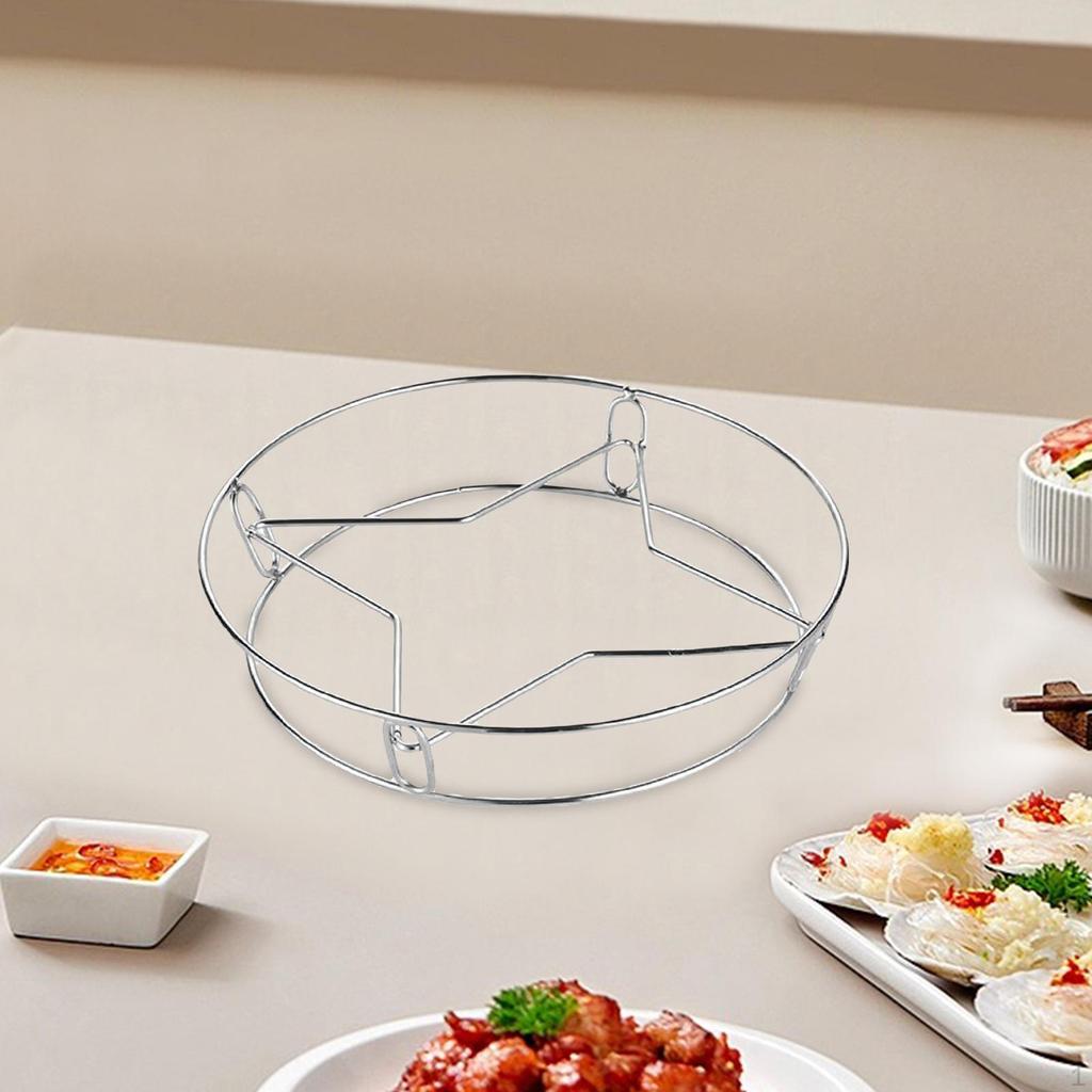 Edelstahl Dampfer Rack Kühlung Anti Skid Multifunktionale Dampfenden Wok Pan Halter für