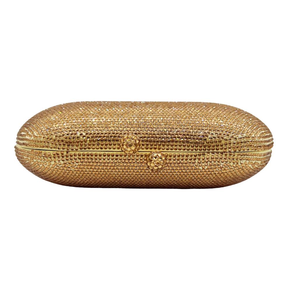 Op Voorraad Strass Avondtasje: Effen Avondtas met Diamanten