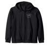 Daytona Beach Bike Week Retro Antikes Motorrad Design Zip-Hoodie