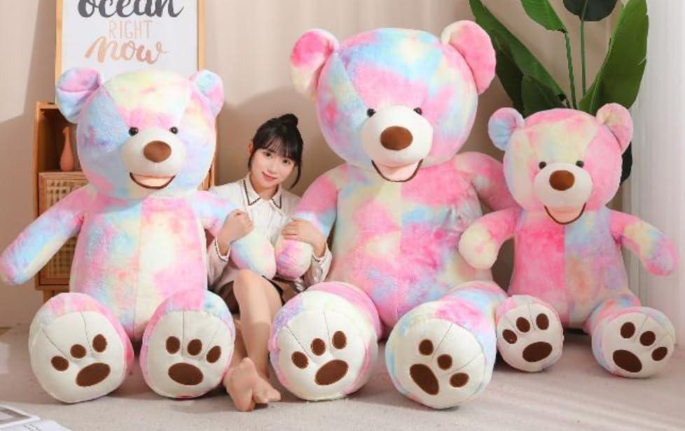 Large stuffed Christmas I stuffed teddy hug INS birthday interior store decoration extra celebration colors bear, bear, bear, bear, pillow, Christmas,