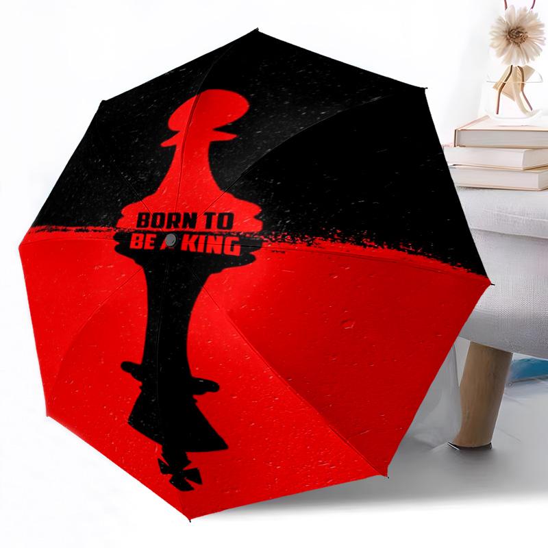 Bowling Strike Action Game Outdoor Automatic Umbrella Retractable Design with 8-Rib Durability Lightweight Perfect Gift for Friends Family