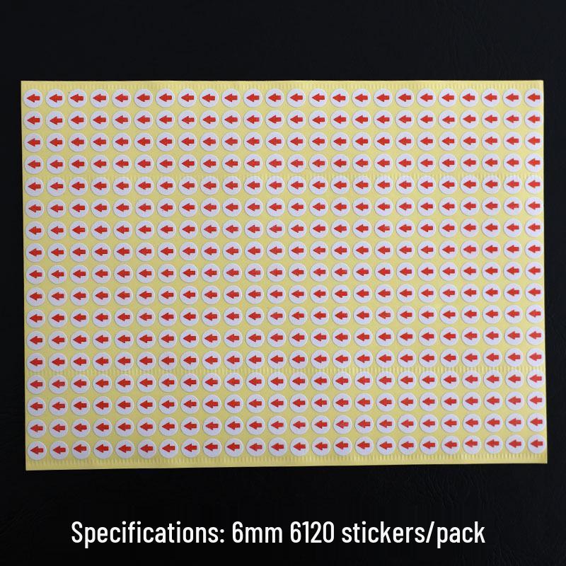Red Arrow Defective Product Label - Rework Indicator Sticker