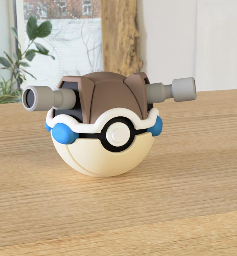 Poké Ball Pokemon Form Sphere Figures Model Statue Desktop Ornament 3d Printed Model Trendy Toy Surprise Gift Collectible
