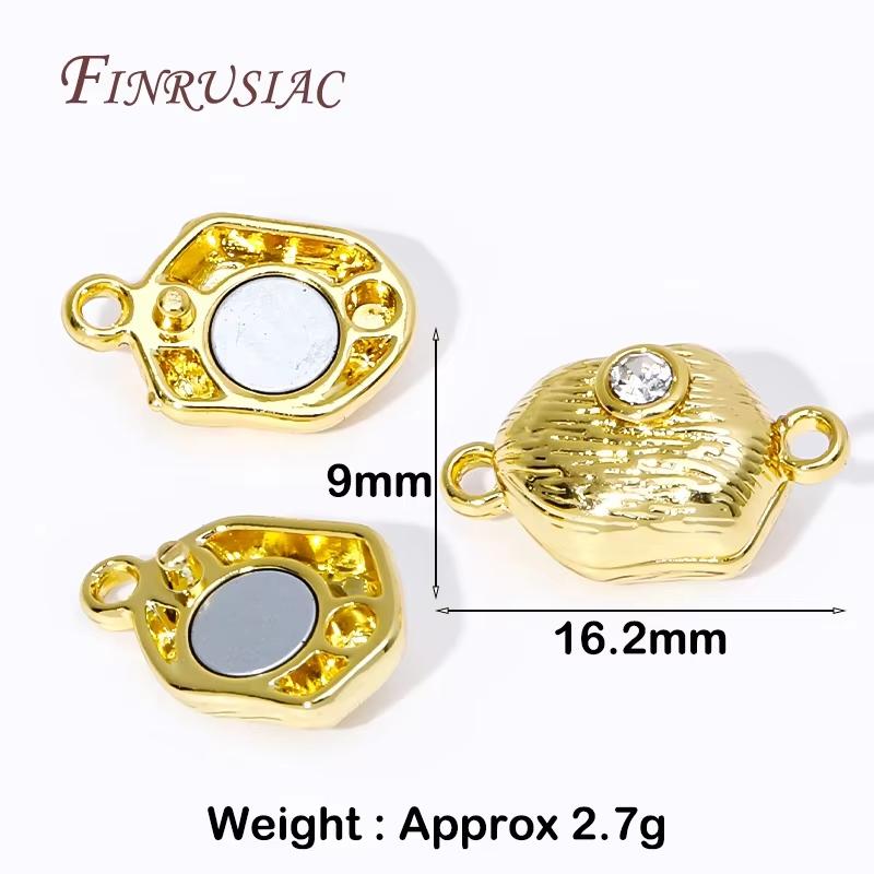 Baroque Beads 18K Gold Plated Spacer Beads,Bracelets Beads Accessories,Separators For Beads,DIY Pearl Necklace Jewelry Making