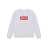 Levis Loose Fit Solid Color Crew Neck Sweatshirt Women Tops Gray 18686-0014
