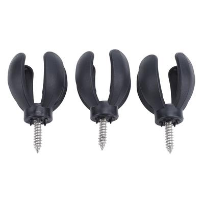 3pcs 4 Claw Golf Ball Retriever Grabber Pick Up Back Saver Claw Put On Putter Grip for Golf Screws