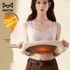 Mao Ren Women's Seamless Thermal Vest with Built-in Bra