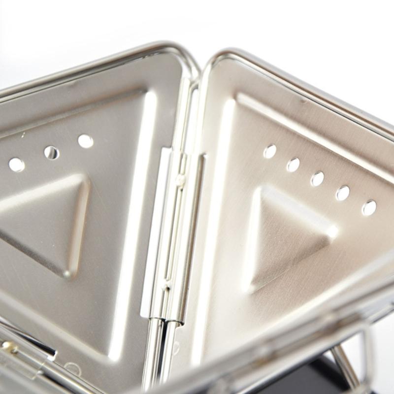Wind Resistant Outdoor Folding Stove Stable Cooking Performancex When Folded Efficient Combustion Various Setting