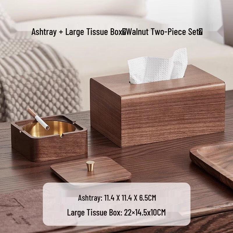 Black Walnut Tissue Box