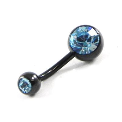 [H9351] - Body Piercing 'Essentiel' Blue Titanium 1-6x10 Mm