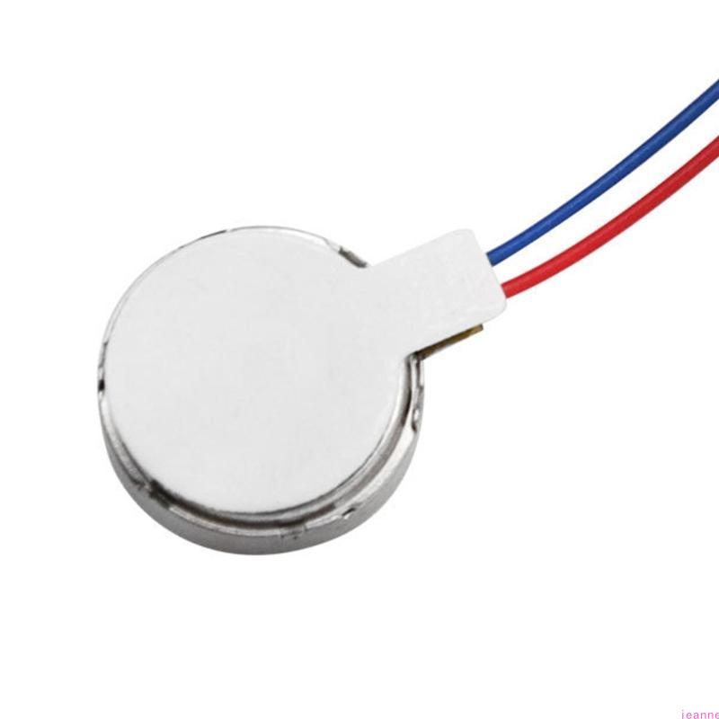 Mini Vibration Motor 1.5-3.7V 12000rpm Flat Coin Button-Type Vibrating Motor