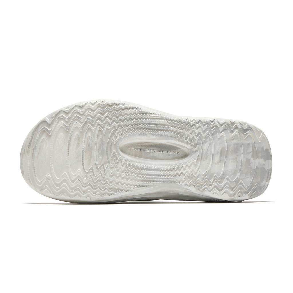 Anta Basketball Campus Summer 2026 Slide Sandals Men footwear White Gray 912621802S-2