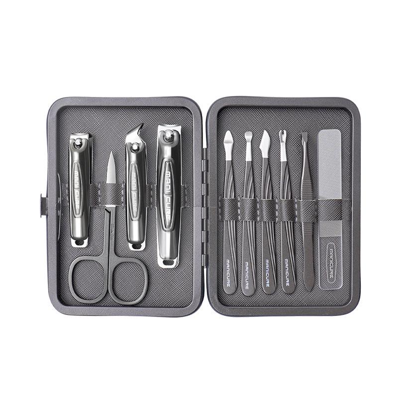 Nail Clipper & Pedicure Set: New Style Clippers, Scissors, Callus Remover, Ear Pick