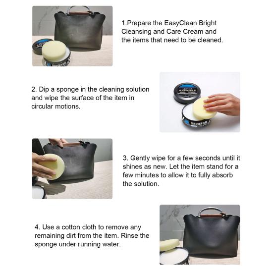 Yousheng 120/150g Leather Care Cream Deep Moisture Protection Car Seats Furniture Shoes Jackets All-in-one Leather Care Solution