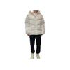Li Ning Fitness Series Casual Sports Breathable Hooded Warm Down Jacket Women Jackets White AYMU518-1
