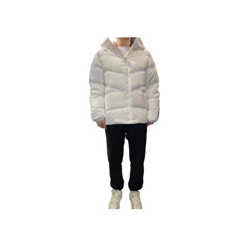Li Ning Fitness Series Casual Sports Breathable Hooded Warm Down Jacket Women Jackets White AYMU518-1