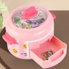 24Pcs Creative 3D Magic DIY Sticker Machine Rice Cooker Handmade Craft Kit for Girls Kids Hand Made Toys Educational Fun Childre