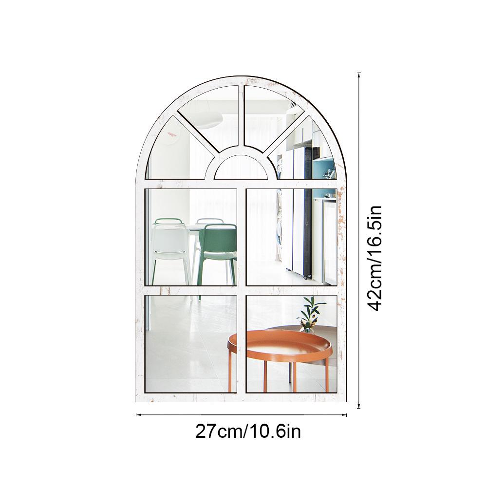 3D Vindusbue Akryl Speilklistremerke - Selvklebende Treveggdekor